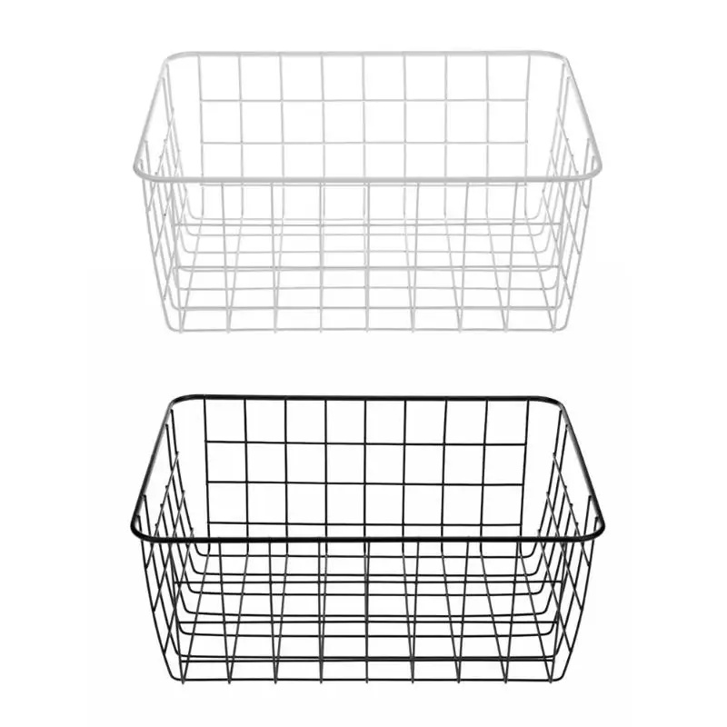 Iron Art Wire Wrought Storage Basket Home Desktop Metal Sundries Organizer Kitchen Sundries Container
Iron Art Wire Wrought Storage Basket Home Desktop Metal Sundries Organizer Kitchen Sundries Container