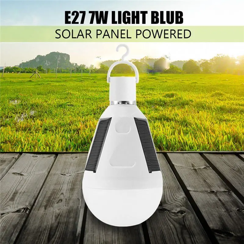 Portable 7W Solar LED Light Bulb Home Emergency Lantern Outdoor Camping Hiking Fishing Light
Portable 7W Solar LED Light Bulb Home Emergency Lantern Outdoor Camping Hiking Fishing Light