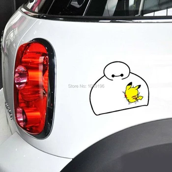 New Styling Decorative Cartoon Pikachu Pokemon With Baymax Creative Reflective Car Whole Body Stickers Decal Waterproof Vinyl
New Styling Decorative Cartoon Pikachu Pokemon With Baymax Creative Reflective Car Whole Body Stickers Decal Waterproof Vinyl