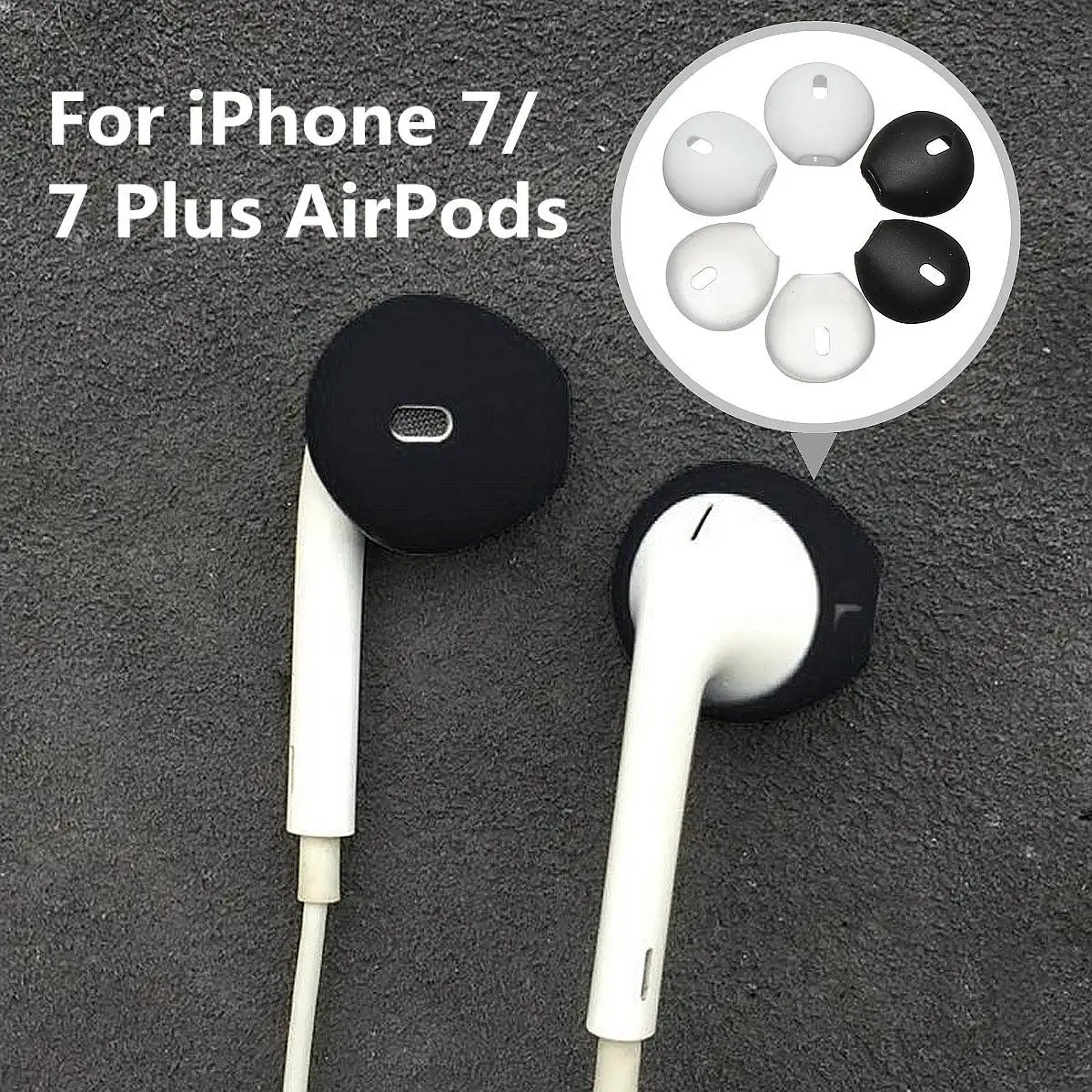 1 Pair Earphone Case Cover For Airpods 1/2 Silicone In-Ear Headphones Earphones Case Cover Cap EarPods Durable Anti-lost Colors
1 Pair Earphone Case Cover For Airpods 1/2 Silicone In-Ear Headphones Earphones Case Cover Cap EarPods Durable Anti-lost Colors