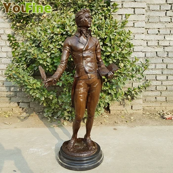 YOUFINE Hot Bronze Interior Decorations Celebrities Music Characters Sculpture Small Size Desktop Decorations
YOUFINE Hot Bronze Interior Decorations Celebrities Music Characters Sculpture Small Size Desktop Decorations