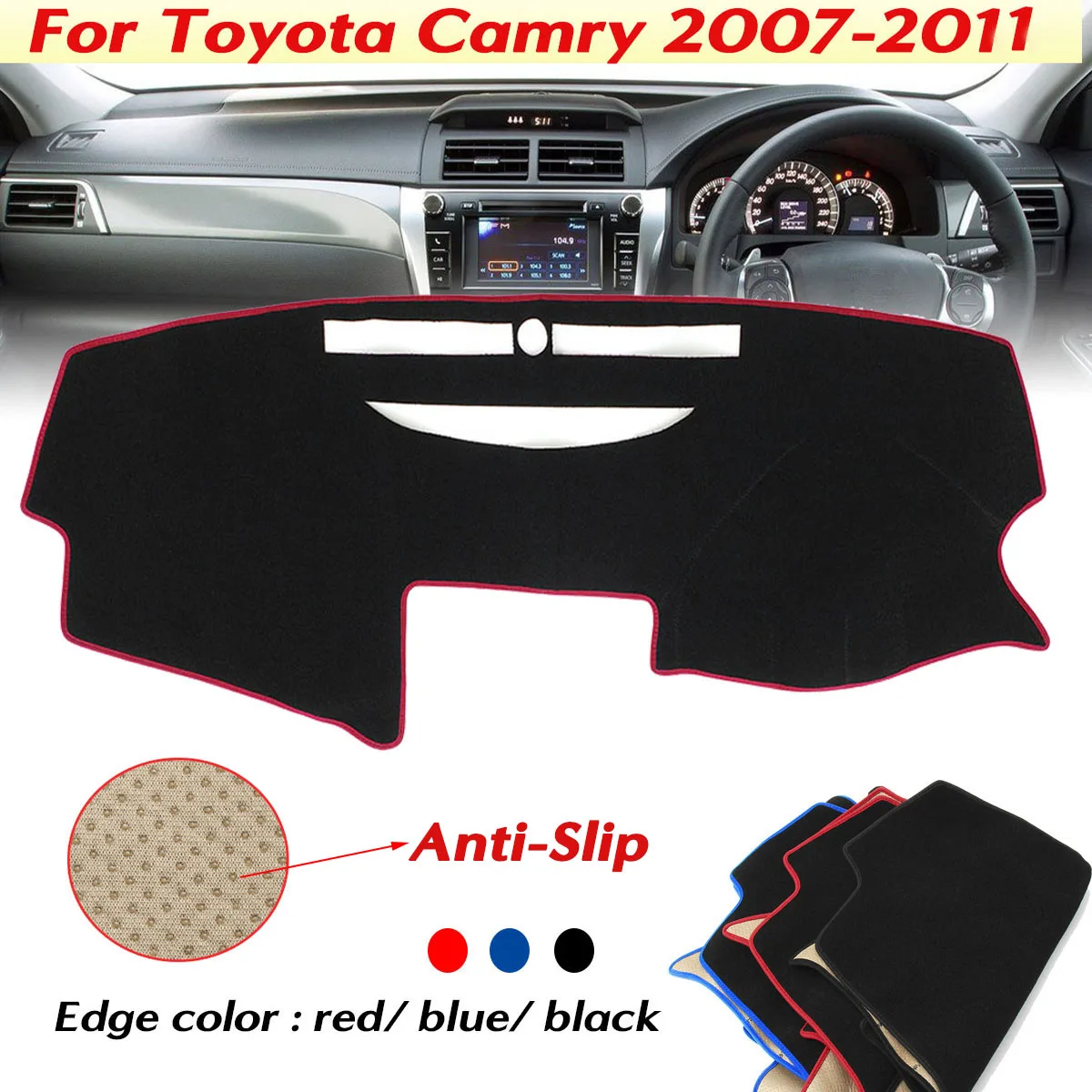 Car Dashboard Cover Dash Mat Pad Sun Covers For Toyota Camry Board Cover Pad Carpet 2007 2008 2009 2010 2011
Car Dashboard Cover Dash Mat Pad Sun Covers For Toyota Camry Board Cover Pad Carpet 2007 2008 2009 2010 2011