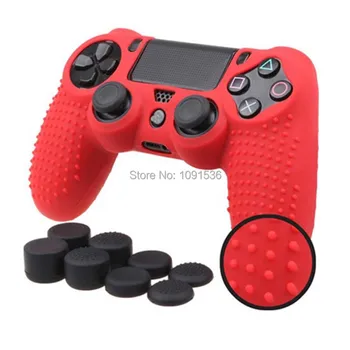 Soft Anti-slip Silicone Rubber Skin Case For SONY Playstation 4 PS4 Slim Pro Gamepad joystick cap Jpytick grip for PS4
Soft Anti-slip Silicone Rubber Skin Case For SONY Playstation 4 PS4 Slim Pro Gamepad joystick cap Jpytick grip for PS4