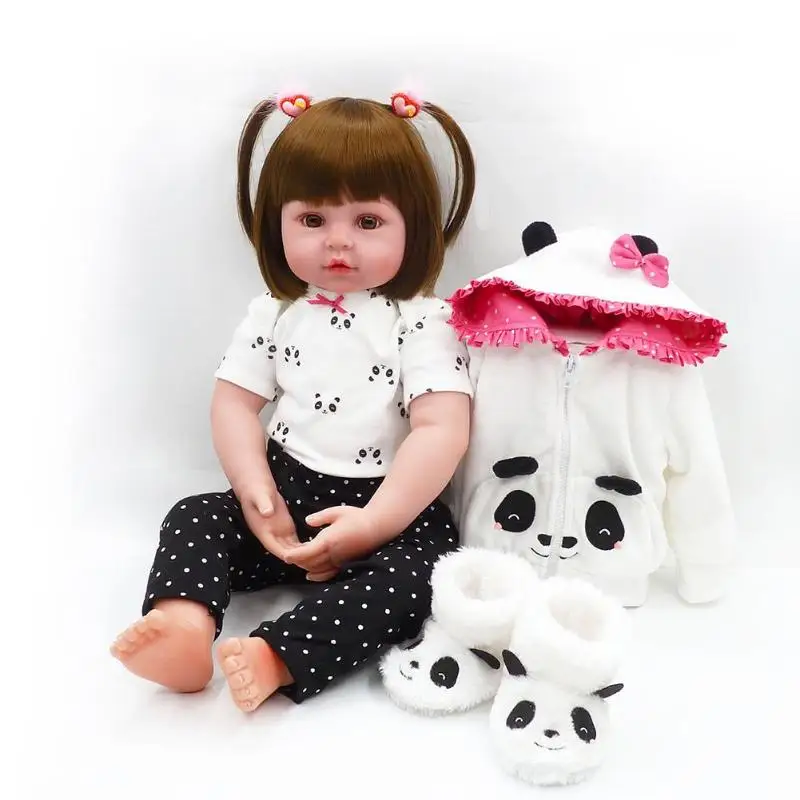 7 Styles Fashion Simulation Cute Reborn Baby Doll Girls Lifelike Silicone Playmate Soft Toy Gift Photography Props
7 Styles Fashion Simulation Cute Reborn Baby Doll Girls Lifelike Silicone Playmate Soft Toy Gift Photography Props