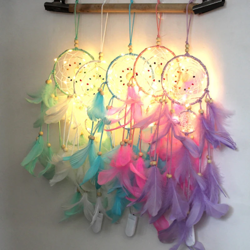 Dream Cather Dream-Catcher 2 Meter 20 LED Lighting Girl Room Bell Wind Chimes Bedroom Romantic Hanging Decor.
Dream Cather Dream-Catcher 2 Meter 20 LED Lighting Girl Room Bell Wind Chimes Bedroom Romantic Hanging Decor.