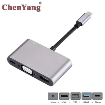 CYSM HDMI & VGA & USB3.0 OTG & Female Charger & Audio to USB-C USB 3.1 Type C Adapter for Laptop
CYSM HDMI & VGA & USB3.0 OTG & Female Charger & Audio to USB-C USB 3.1 Type C Adapter for Laptop