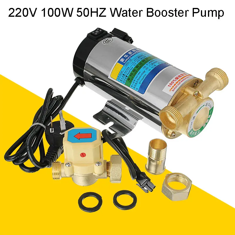 100W Electronic Automatic Shower Washing Machine Water Booster Pump Solar Heater Booster Pressure Pump Home Stainless 220V New
100W Electronic Automatic Shower Washing Machine Water Booster Pump Solar Heater Booster Pressure Pump Home Stainless 220V New