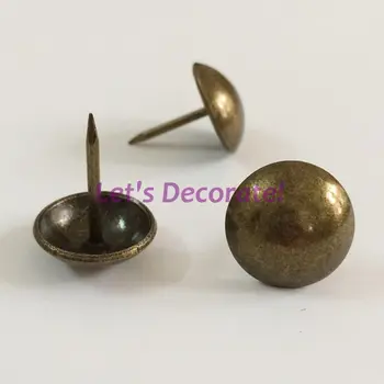 Sofa Tacks 10,000pcs a lot 19mm Brass Plated Home or Garden Decorative Tack, Hobnail, Upholstery Nail
Sofa Tacks 10,000pcs a lot 19mm Brass Plated Home or Garden Decorative Tack, Hobnail, Upholstery Nail