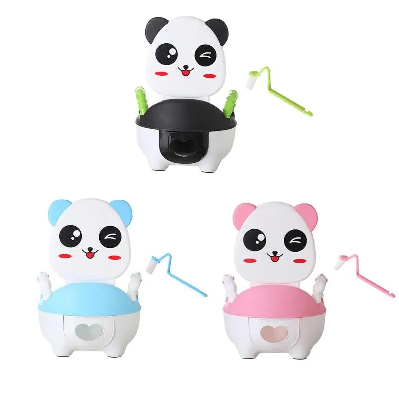 Baby Potty with Cleaning Brush toilet Cute Panda travelling portable toilet children toilet seat urinal enfant vaso infantil
Baby Potty with Cleaning Brush toilet Cute Panda travelling portable toilet children toilet seat urinal enfant vaso infantil