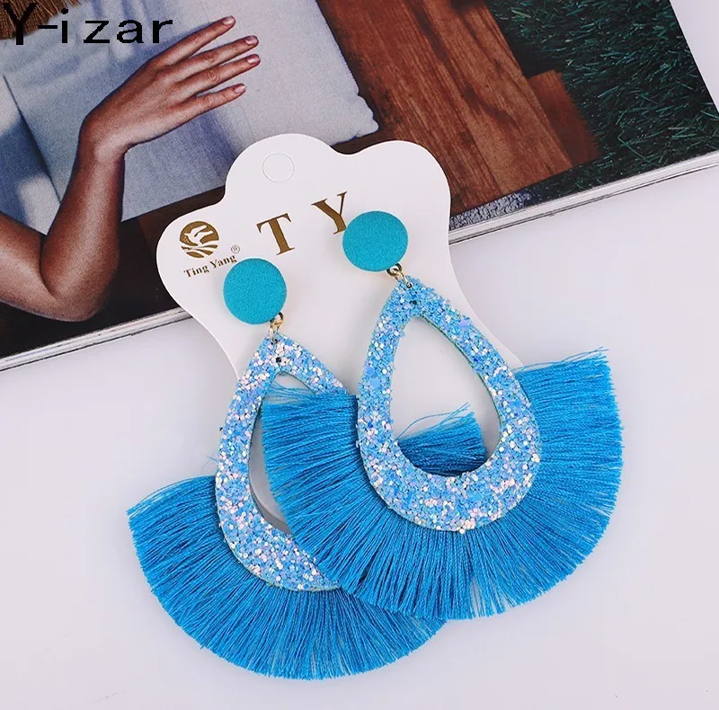 Bohemian earrings tassel fashion female long geometric rhinestone handmade earrings tassel multicolor luxury noble tassel hot
Bohemian earrings tassel fashion female long geometric rhinestone handmade earrings tassel multicolor luxury noble tassel hot