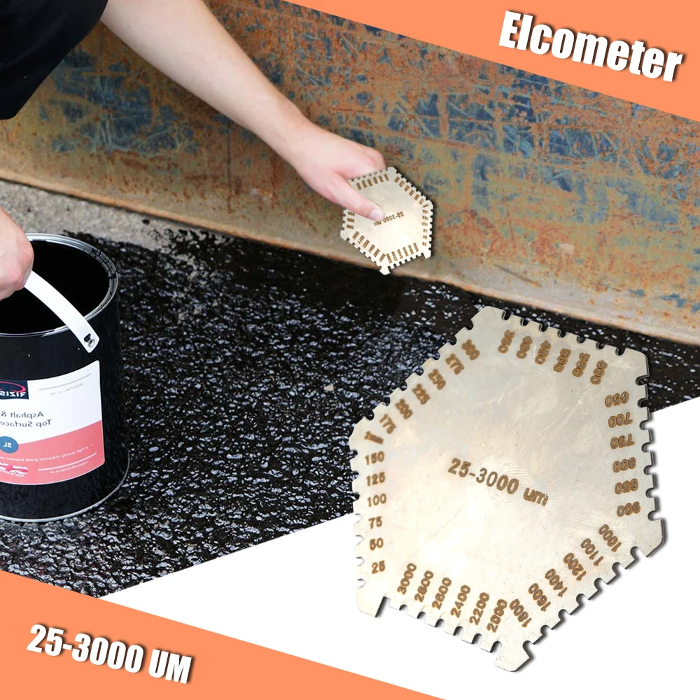 High Precision Stainless Steel Hexagonal Wet Film Comb Wet Film Thickness Gauge Elcometer paint gauge thickness tester
High Precision Stainless Steel Hexagonal Wet Film Comb Wet Film Thickness Gauge Elcometer paint gauge thickness tester