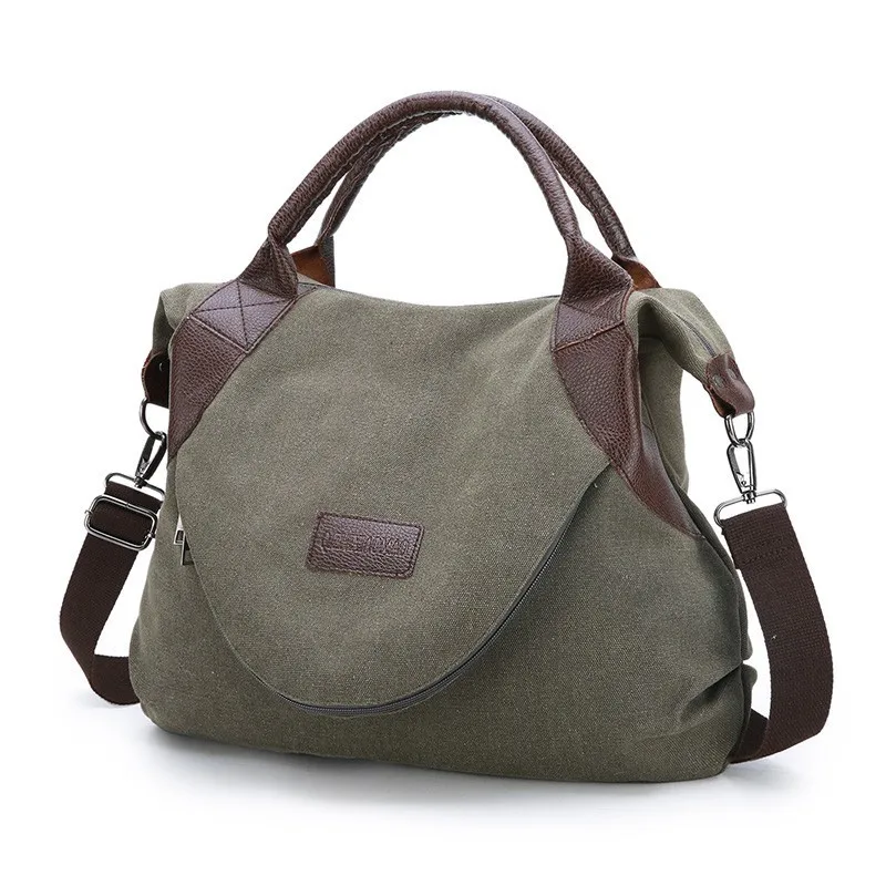 Brand Large Pocket Casual Tote Women's Handbag Shoulder Handbags Female Foldable Reusable Canvas Leather Capacity Bags For Women
Brand Large Pocket Casual Tote Women's Handbag Shoulder Handbags Female Foldable Reusable Canvas Leather Capacity Bags For Women