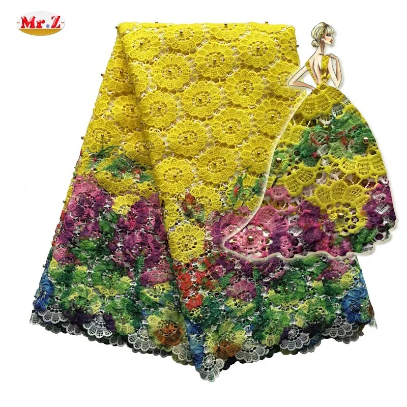 Mr.Z Beads African Guipure Lace Fabric Embroidered Water Soluble Chemical Cord Lace 2018 Guipure Cord Lace Fabric For Party
Mr.Z Beads African Guipure Lace Fabric Embroidered Water Soluble Chemical Cord Lace 2018 Guipure Cord Lace Fabric For Party