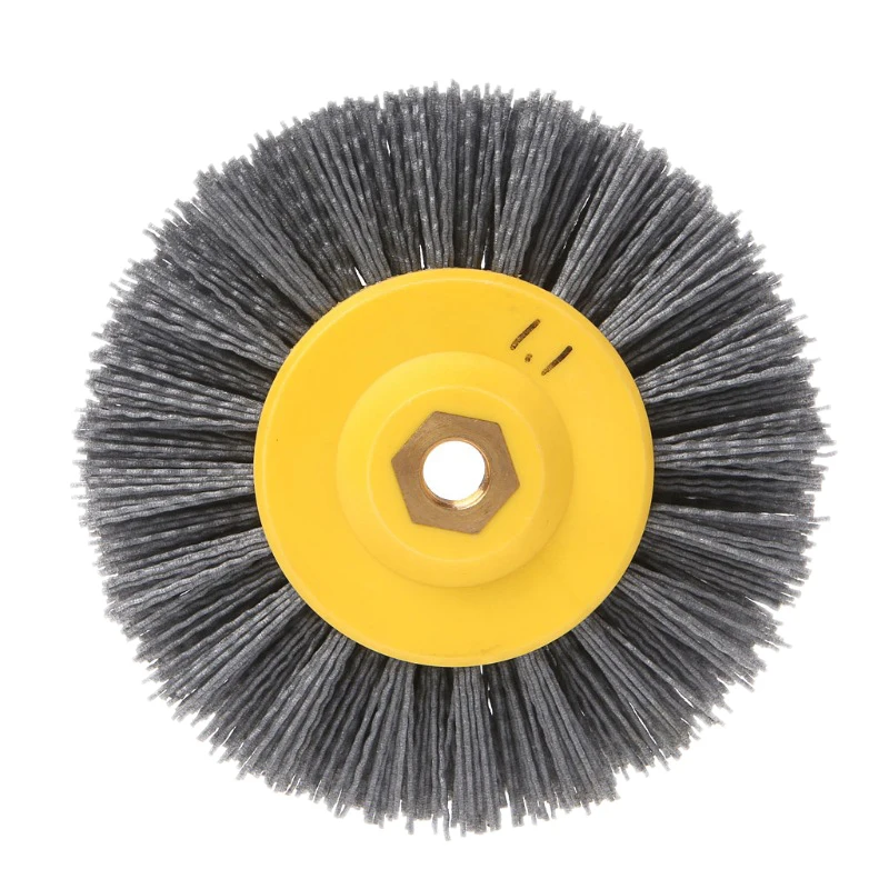 1pcs Nylon Abrasive Wire Drawing Round Polishing Brush Wheel Head for Wood Furniture Wood Stone Antiquing Grinding Rotary Drill
1pcs Nylon Abrasive Wire Drawing Round Polishing Brush Wheel Head for Wood Furniture Wood Stone Antiquing Grinding Rotary Drill