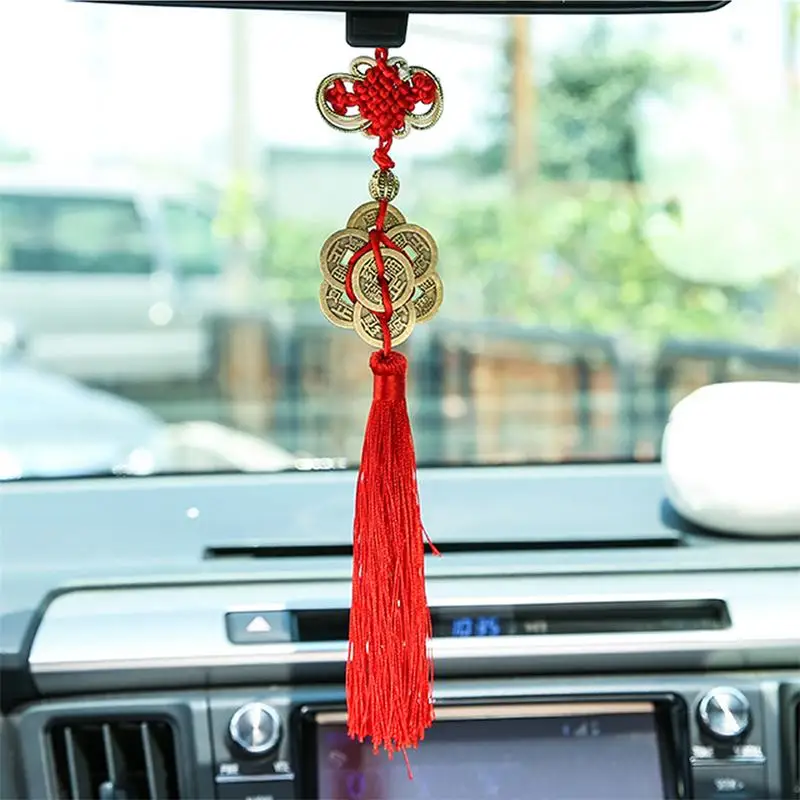 2019 Retro 6 Coins Red Chinese Knot Copper Feng Shui Wealth Success Lucky Charm Home Car Hanger Decors
2019 Retro 6 Coins Red Chinese Knot Copper Feng Shui Wealth Success Lucky Charm Home Car Hanger Decors