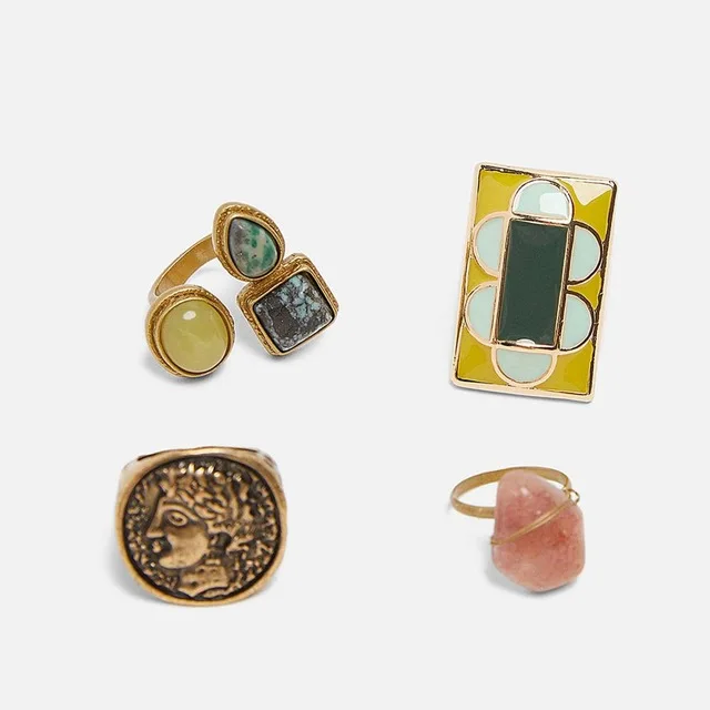 Flatfoosie 2019 Za New Trendy Ring Multicolor For Women Gold Color Fashion Cuff Adjustable Vintage Boho Wedding Party Jewelry
Flatfoosie 2019 Za New Trendy Ring Multicolor For Women Gold Color Fashion Cuff Adjustable Vintage Boho Wedding Party Jewelry