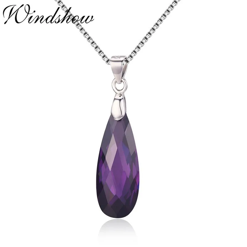 925 Sterling Silver Clasp Long Teardrop CZ Stone Pingente Pendant Necklace Women Girls Jewelry Undertale Pendentif Pendulo
925 Sterling Silver Clasp Long Teardrop CZ Stone Pingente Pendant Necklace Women Girls Jewelry Undertale Pendentif Pendulo