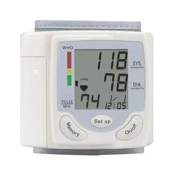1pc Wrist Blood Pressure Monitor health monitor blood pressure measurement Sphygmomanometer Detects Blood Pressure Heart Rate
1pc Wrist Blood Pressure Monitor health monitor blood pressure measurement Sphygmomanometer Detects Blood Pressure Heart Rate