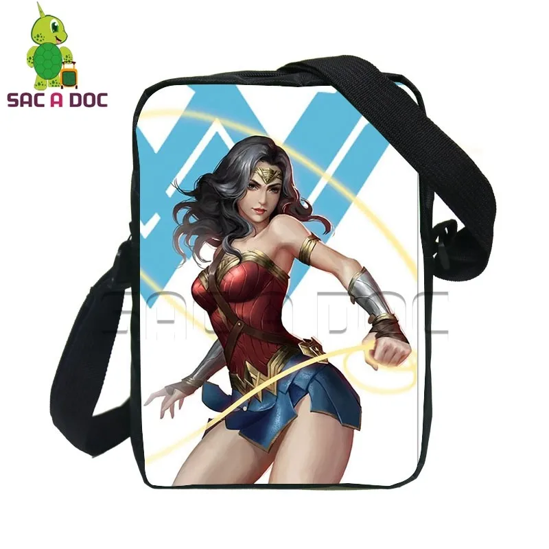 Super Hero Wonder Woman Mini Shoulder Bags Justice League Messenger Bag Children Crossbody School Bags Women Men Travel Bag
Super Hero Wonder Woman Mini Shoulder Bags Justice League Messenger Bag Children Crossbody School Bags Women Men Travel Bag