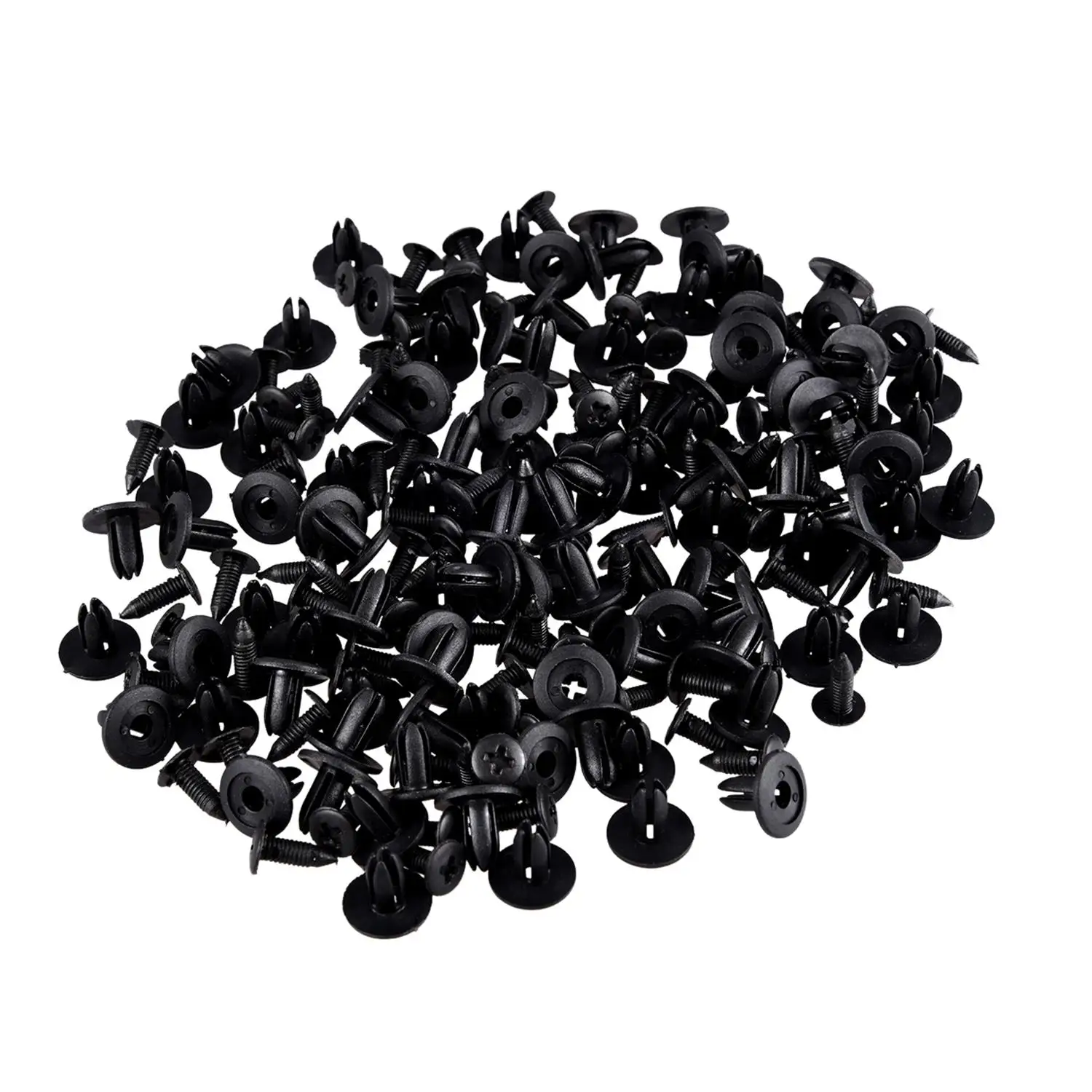 SODIAL(R) 100 Pcs Car Fender Push in Type Plastic Rivets Fastener Black 15 x 13 x 6mm
SODIAL(R) 100 Pcs Car Fender Push in Type Plastic Rivets Fastener Black 15 x 13 x 6mm