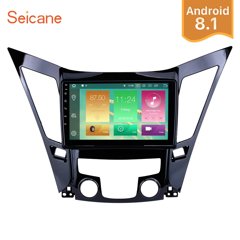 Seicane 1Din 9" Android 8.1/8.0 GPS Car Radio For 2011-2015 HYUNDAI Sonata i40 i45 Multimedia Player Stereo Head Unit
Seicane 1Din 9" Android 8.1/8.0 GPS Car Radio For 2011-2015 HYUNDAI Sonata i40 i45 Multimedia Player Stereo Head Unit