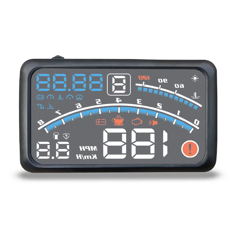 4E 5.5" Car HUD Head Up Display Car OBD2 II EUOBD Overspeed Warning System Projector Windshield Auto Electronic Voltage Alarm
4E 5.5" Car HUD Head Up Display Car OBD2 II EUOBD Overspeed Warning System Projector Windshield Auto Electronic Voltage Alarm