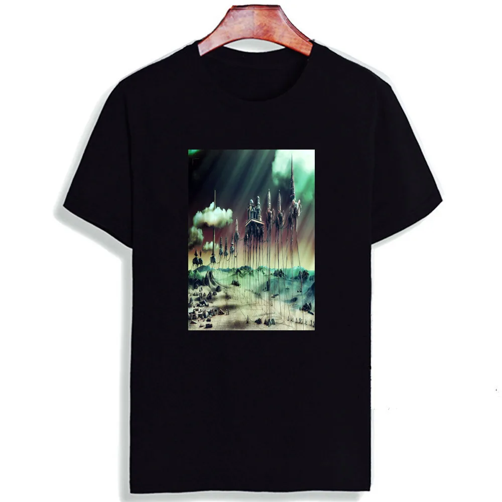 Fashion Short Sleeve T Shirt Salvador Dali Dream Surreal Art Printed 100% Cotton Top Tees O Neck T-Shirt Unisex TShirt
Fashion Short Sleeve T Shirt Salvador Dali Dream Surreal Art Printed 100% Cotton Top Tees O Neck T-Shirt Unisex TShirt