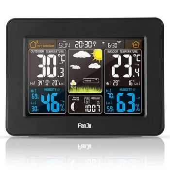Color Screen Snooze Function Weather Forecast Clock Bamboo Surface Clock Multifunction Electronic Alarm Perpetual Calendar USB
Color Screen Snooze Function Weather Forecast Clock Bamboo Surface Clock Multifunction Electronic Alarm Perpetual Calendar USB