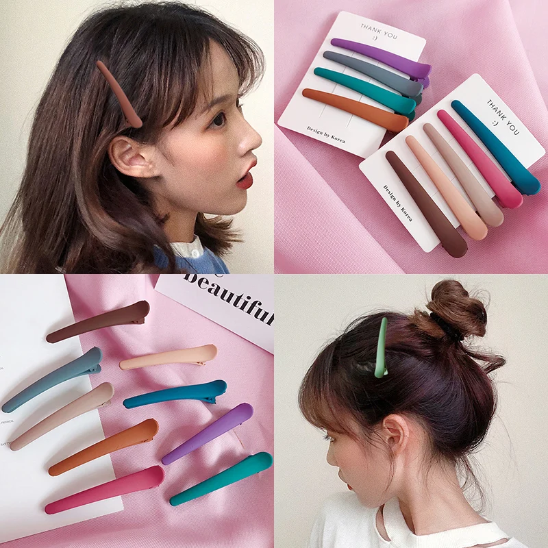 Korean Hot Sale Hair Clip High Quality Candy Color Bang Clip 1PC Grils Scrub Popular Hair Pin Hair Accessories Women
Korean Hot Sale Hair Clip High Quality Candy Color Bang Clip 1PC Grils Scrub Popular Hair Pin Hair Accessories Women