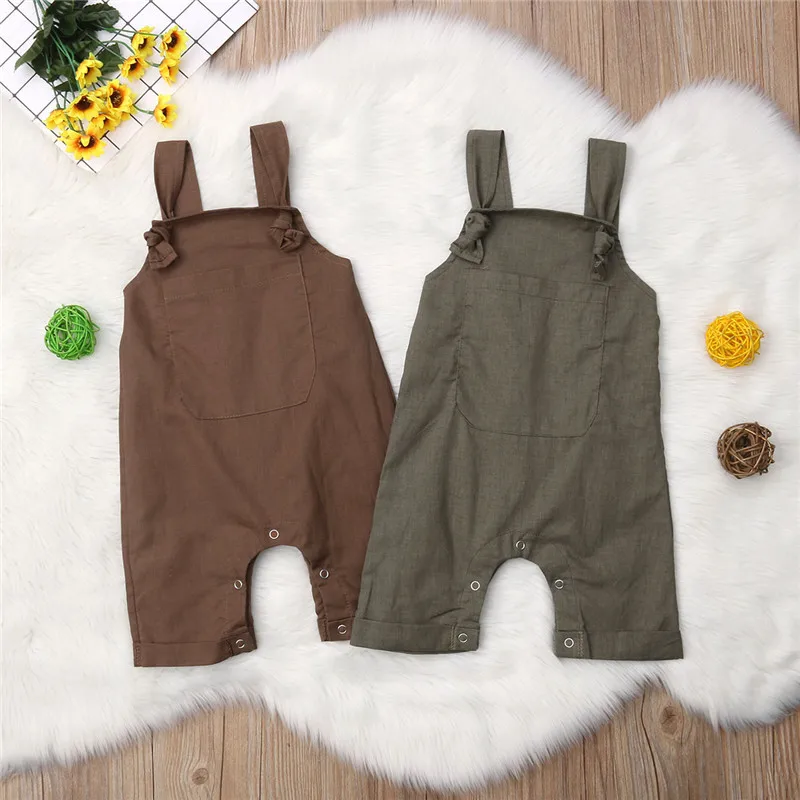 Fashion Cute Casual Newborn Baby Boy Girl Sleeveless Solid Color Pants Overall Summer Romper Cotton Boys Girls Outfit Clothes
Fashion Cute Casual Newborn Baby Boy Girl Sleeveless Solid Color Pants Overall Summer Romper Cotton Boys Girls Outfit Clothes