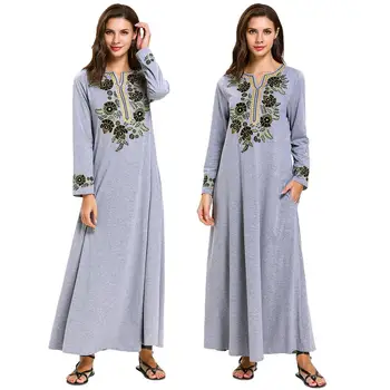 Women Knitting Embroidery Long Dress Muslim Abaya Islamic Kaftan Dubai Jilbab Robe Gown Arab Casual Loose Dresses Ramadan New
Women Knitting Embroidery Long Dress Muslim Abaya Islamic Kaftan Dubai Jilbab Robe Gown Arab Casual Loose Dresses Ramadan New