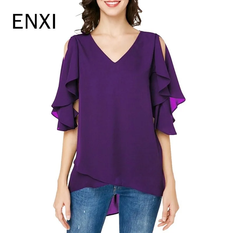 ENXI Summer Pregnant Women's Clothes Maternity Chiffon Blouses Plus Size 5XL Sexy Tops V Neck Casual Shirts Pregnancy Clothing
ENXI Summer Pregnant Women's Clothes Maternity Chiffon Blouses Plus Size 5XL Sexy Tops V Neck Casual Shirts Pregnancy Clothing