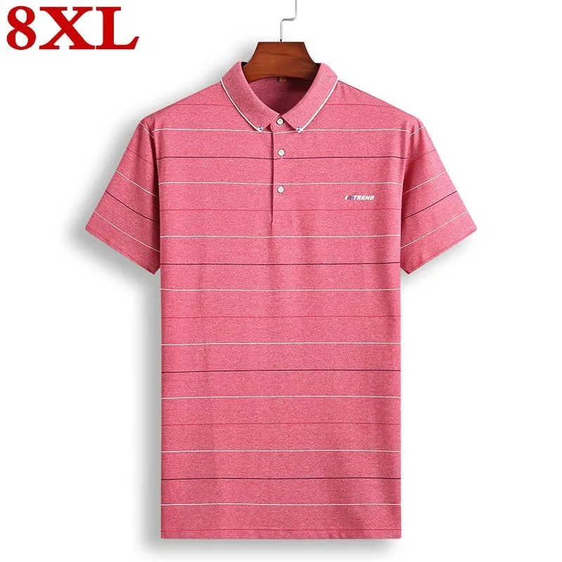 plus size 8XL Men Polo Shirt Summer Men Business Casual Breathable Striped Short Sleeve Polo Shirt Cotton Work Clothes Polos
plus size 8XL Men Polo Shirt Summer Men Business Casual Breathable Striped Short Sleeve Polo Shirt Cotton Work Clothes Polos