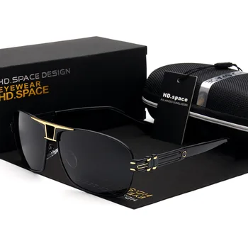 HD.SPACE Fashion Polarized Sunglasses Men Original Brand HD Polaroid Lens Driving Sunglasses Male Google Eyewear 2017
HD.SPACE Fashion Polarized Sunglasses Men Original Brand HD Polaroid Lens Driving Sunglasses Male Google Eyewear 2017