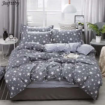 Home Classic Bedding Set 5 Size Grey Star Stripes Bed Linen 3/4pcs Duvet Cover Set Pastoral Bed Sheet AB Side Quilt 2019 Bed
Home Classic Bedding Set 5 Size Grey Star Stripes Bed Linen 3/4pcs Duvet Cover Set Pastoral Bed Sheet AB Side Quilt 2019 Bed