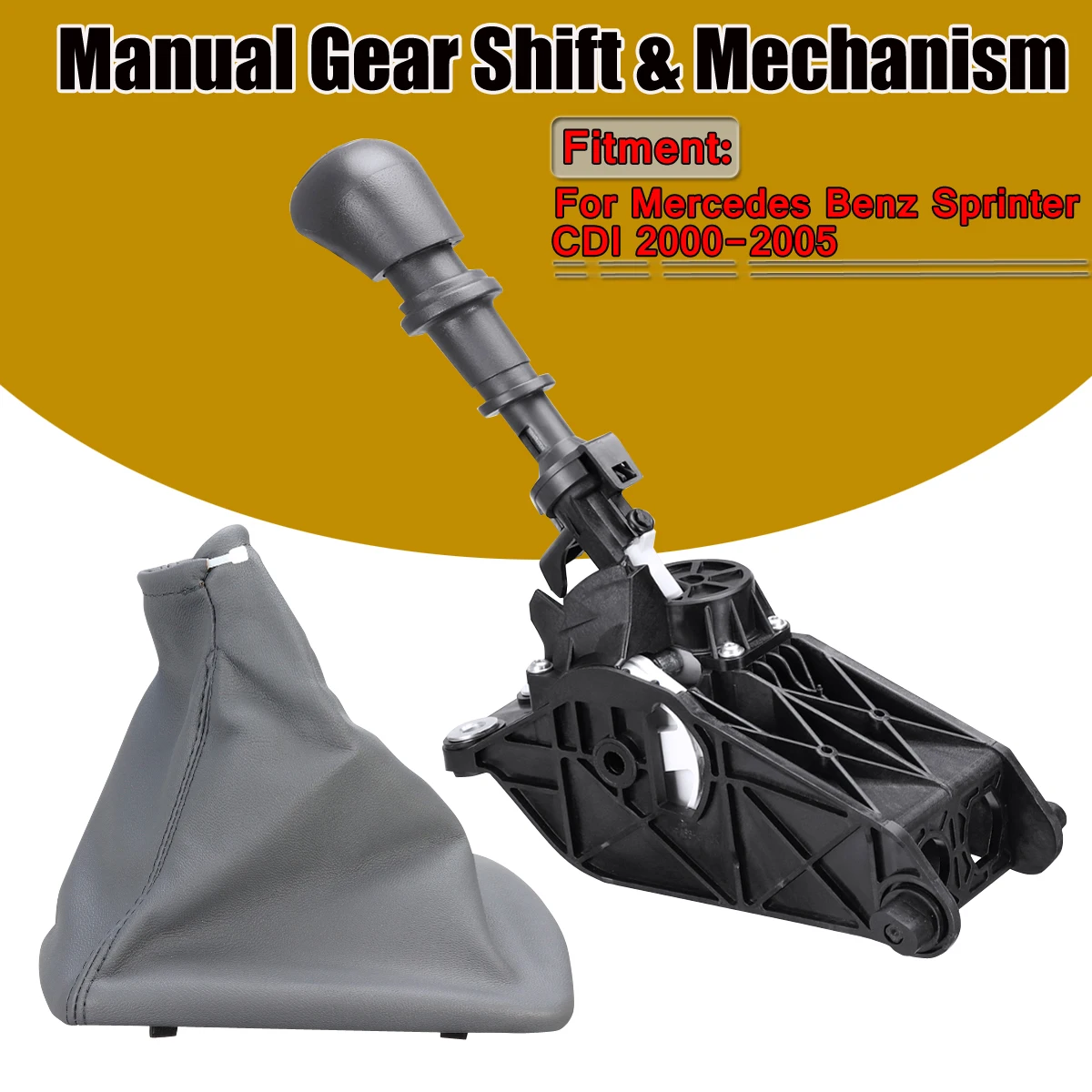 2pcs 5 Speed Car Gear Shift Knob Boot Cover Mechanism Manual Gearbox Knob Shift Lever For Mercedes For Benz Sprinter CDI 2000-05
2pcs 5 Speed Car Gear Shift Knob Boot Cover Mechanism Manual Gearbox Knob Shift Lever For Mercedes For Benz Sprinter CDI 2000-05