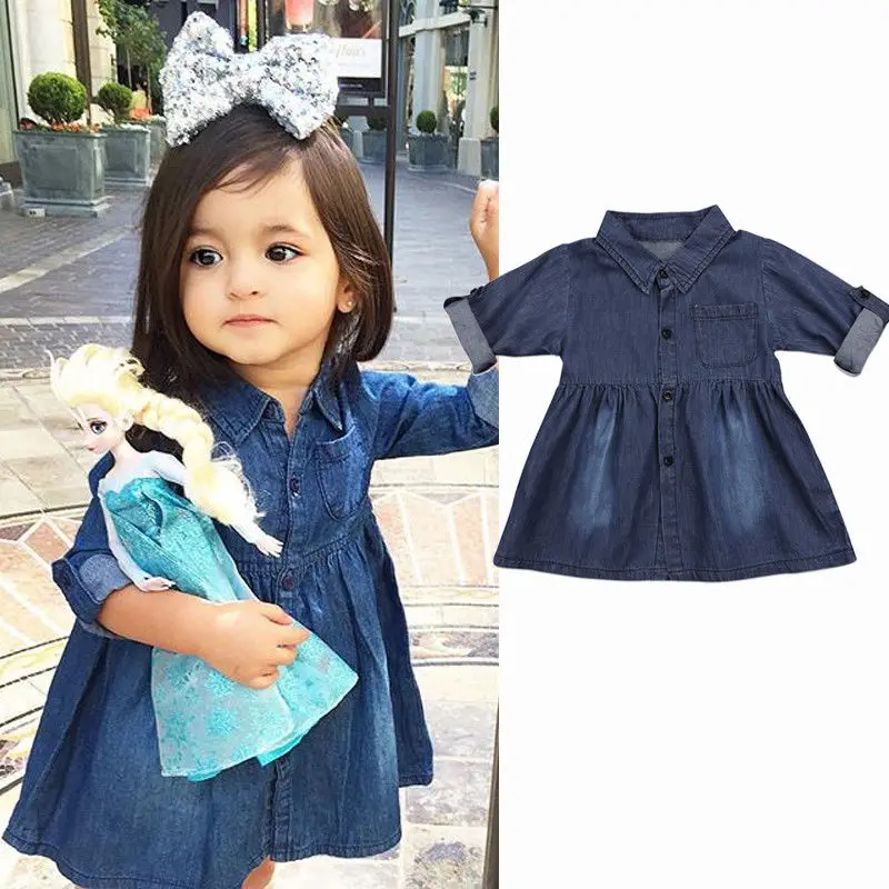 Pudcoco Fashion Comfort Kids Baby Girls Denim Jeans Dresses Leisure One Picece Princess Long Sleeve Girls Pocket Costume Dress
Pudcoco Fashion Comfort Kids Baby Girls Denim Jeans Dresses Leisure One Picece Princess Long Sleeve Girls Pocket Costume Dress