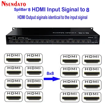Full HD 3D 8X8 HDMI 1.3 Matrix with RS232/LAN Port Adapter 8 in 8 out HDMI Matrix Switch with IR Remote Control For HDTV Monitor
Full HD 3D 8X8 HDMI 1.3 Matrix with RS232/LAN Port Adapter 8 in 8 out HDMI Matrix Switch with IR Remote Control For HDTV Monitor
