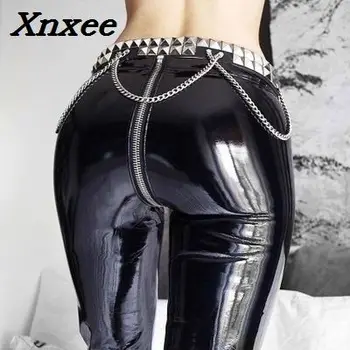 PU leather pencil pants women high elatic leggings sexy slim hip push up pants fitness leather trousers plus size Xnxee
PU leather pencil pants women high elatic leggings sexy slim hip push up pants fitness leather trousers plus size Xnxee