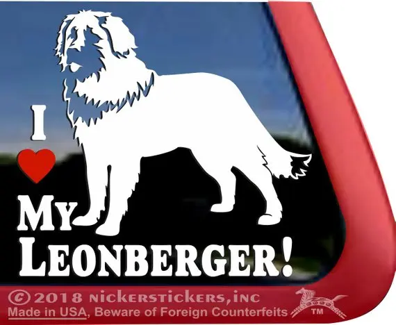 I Love My Leonberger High Quality Adhesive Vinyl Leonberger Window Decal Sticker waterproof car stickers car accessories
I Love My Leonberger High Quality Adhesive Vinyl Leonberger Window Decal Sticker waterproof car stickers car accessories