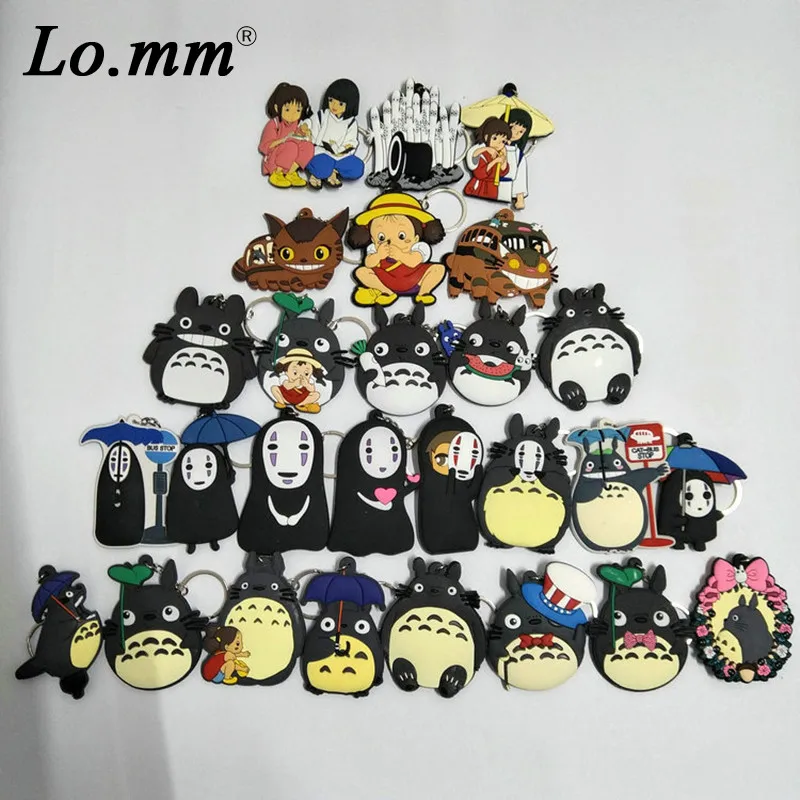 Miyazaki Hayao movie Tonari no Totoro Spirited Away keychain No Face man PVC keyring cute funny cartoon backpack pendant kid toy
Miyazaki Hayao movie Tonari no Totoro Spirited Away keychain No Face man PVC keyring cute funny cartoon backpack pendant kid toy