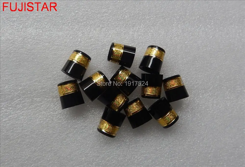 FUJISTAR GOLF ferrules for irons spec : inner * higher* outer size 9.3 *15*13.8 mm small gold shining special price
FUJISTAR GOLF ferrules for irons spec : inner * higher* outer size 9.3 *15*13.8 mm small gold shining special price
