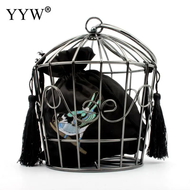 2019 New Personality Hollow Bird Cage Women Handbag Tote Metal Cage Girls Top-Handle Bags Coin Purse Fashion Party Pouch Clutch
2019 New Personality Hollow Bird Cage Women Handbag Tote Metal Cage Girls Top-Handle Bags Coin Purse Fashion Party Pouch Clutch