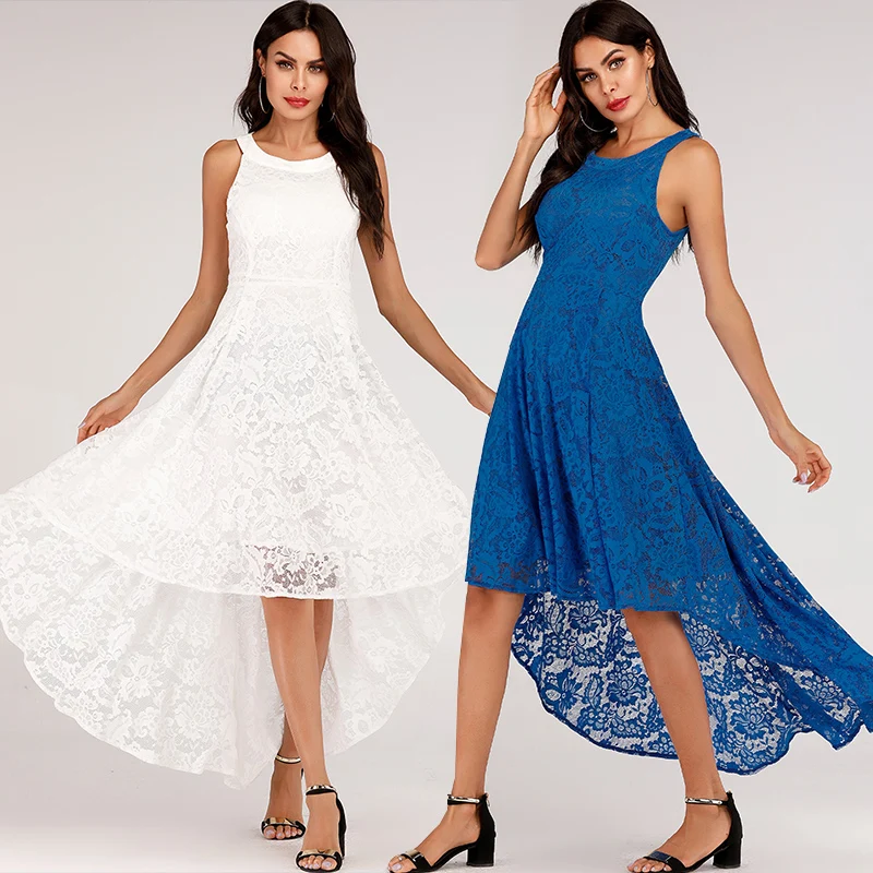 Elegant Floral White Dress Women Sexy Sleeveless A-line Irregular Hem Lace Dress Evening Party Dress Vestido Summer Maxi Dress
Elegant Floral White Dress Women Sexy Sleeveless A-line Irregular Hem Lace Dress Evening Party Dress Vestido Summer Maxi Dress