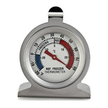 

Refrigerator Freezer Thermometer Stainless Steel Dial Dail Type Fridge Temperature Warehouse Supermarket Hospital Measure Tool