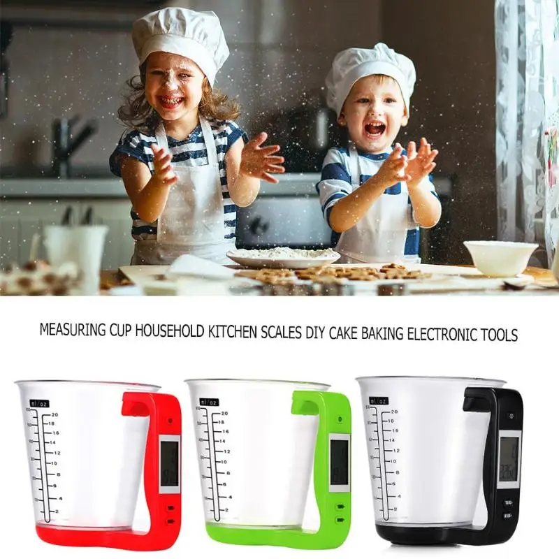 New Measuring Cup Kitchen Scales Digital Beaker Libra Electronic Tool Scale with LCD Display Temperature Measurement Cups
New Measuring Cup Kitchen Scales Digital Beaker Libra Electronic Tool Scale with LCD Display Temperature Measurement Cups