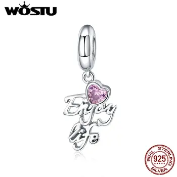 WOSTU 100% Authentic 925 sterling sIlver The Enjoying life Pendants fit Bead Bracelet &Necklace DIY Jewelry Gift CQC907
WOSTU 100% Authentic 925 sterling sIlver The Enjoying life Pendants fit Bead Bracelet &Necklace DIY Jewelry Gift CQC907