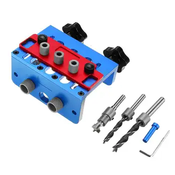 3 In 1 Woodworking Drill Guide Set Hole Puncher Dowelling Jig Self Tighen Clamp Dowel Tenon Punching
3 In 1 Woodworking Drill Guide Set Hole Puncher Dowelling Jig Self Tighen Clamp Dowel Tenon Punching