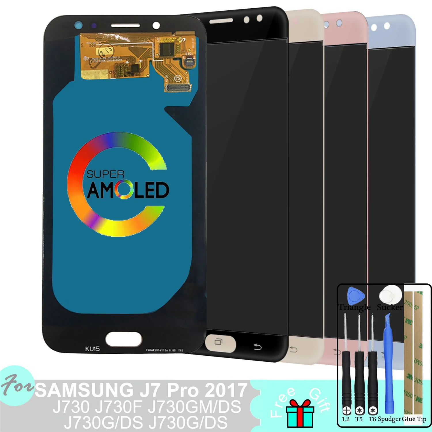 J730 J730F LCD Super AMOLED / TFT For Samsung GalaxyJ7 Pro 2017 J730 J730F J730GM/DS Touch Screen Display Digitizer Assembly
J730 J730F LCD Super AMOLED / TFT For Samsung GalaxyJ7 Pro 2017 J730 J730F J730GM/DS Touch Screen Display Digitizer Assembly