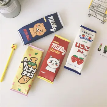 SIXONE Creative Individual Pencil Bag Simulates Snacks packaging Student's Simple Stationery Box with Large Capacity
SIXONE Creative Individual Pencil Bag Simulates Snacks packaging Student's Simple Stationery Box with Large Capacity